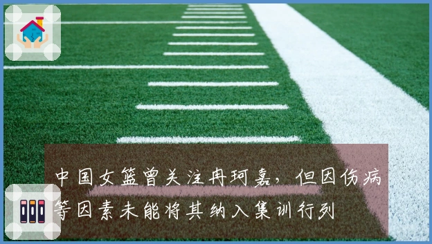 中国女篮曾关注冉珂嘉，但因伤病等因素未能将其纳入集训行列